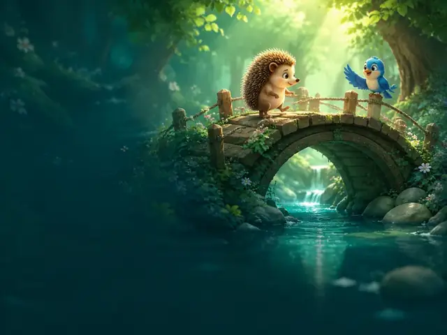 الجسر الصغير الشجاع — قالب فيديو أطفال من ClipyToons