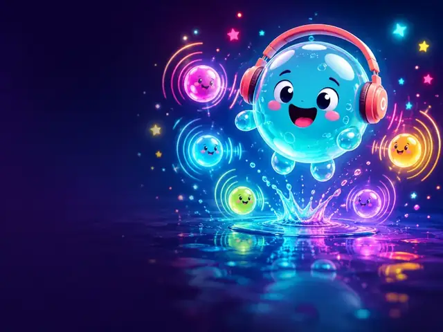 إيقاع الفقاعات — قالب فيديو أطفال من ClipyToons