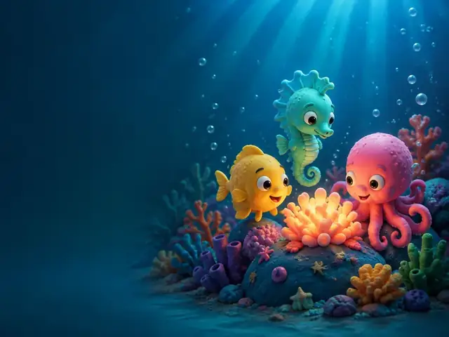 جوقة المرجان — قالب فيديو أطفال من ClipyToons