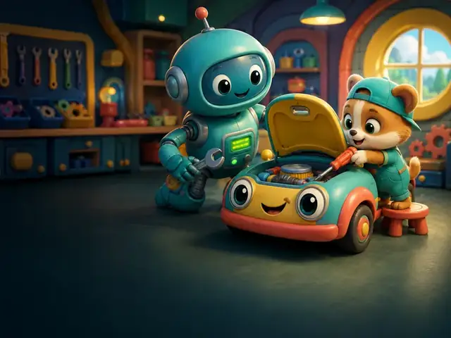 ورشة الضحكات — قالب فيديو أطفال من ClipyToons