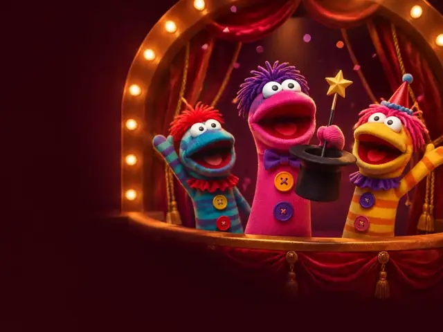 سيرك دمى الجوارب — قالب فيديو أطفال من ClipyToons